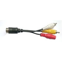 PVC12HDM  4 Pin Male to RCA and Power