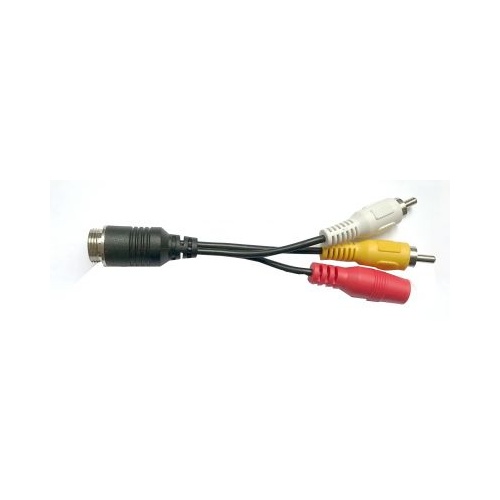 PVC12HDM  4 Pin Male to RCA and Power